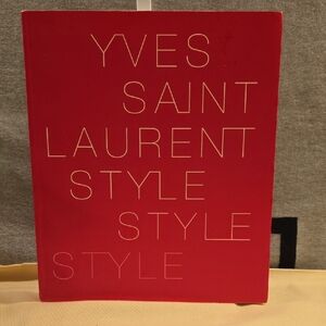 Yves Saint Laurent Red Art Book
